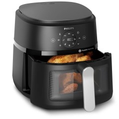 Philips 2000 Series NA231 Airfryer 17kW - Sort/Sølv | Sundere madlavning med hurtig og effektiv varme!
