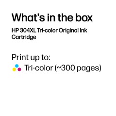 HP Ink/304XL Tri-color (N9K07AE UUS)