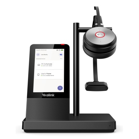 Yealink WH66 DECT Trådløst Headset - Optimal Lydkvalitet til Effektiv Kommunikation | WH66 MONO TEAM