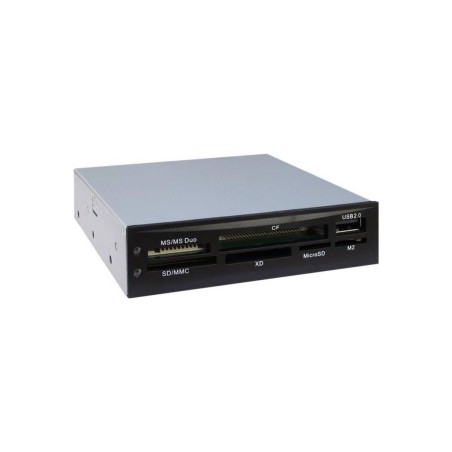 Inter-Tech Nitrox Multi Card Reader CI-02 - Hurtig og Effektiv USB 2.0 Kortlæser til Alle Dine Hukommelseskort