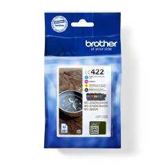 Brother LC422 VALUE BP INK & DR SEC - LC422VALDR