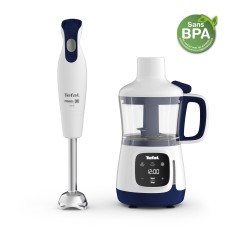 Tefal Yummy Gourmet HB55W430 Stavblender Hvid/blå
