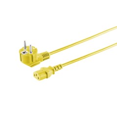 MicroConnect Power Cord Schuko Angled -