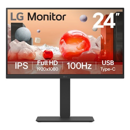 Køb LG Computer Monitor 60,5 cm - 24BA750-B | Fantastisk Billedkvalitet & Stilfuldt Design