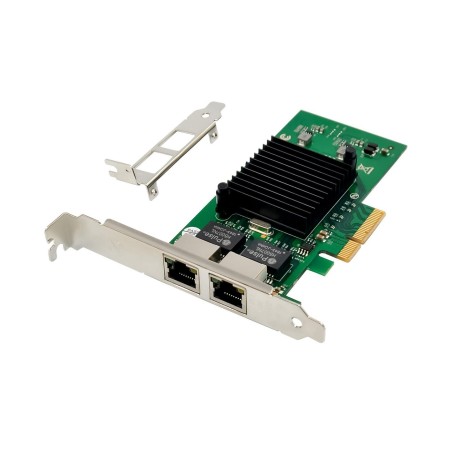 Køb MicroConnect Network Card PCIe x1 Intel MC-PCIEX4-82576-D - Hurtig og Pålidelig Netværksløsning!