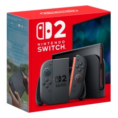 Nintendo Switch 2 - Bærbar Spilkonsol 201 cm, 256 GB, Berøringsskærm, Wi-Fi, Sort - Oplev Ubegribelig Underholdning!