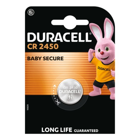 "Duracell Knapcellebatteri CR2450 - Pålidelig Strøm til Dine Enheder | Varenummer: 5000394030428"