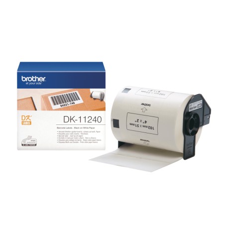 Brother Barcode Label 102x51mm - Kvalitetsmærkater til Effektiv Etikettering | Varenummer DK-11240