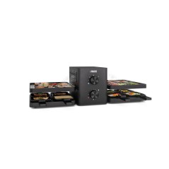 Princess 0116266001001 Raclette Grill til 8 Personer - 1500 W Sort | Perfekt til Hygge og Samvær!