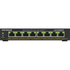 Køb Netgear 8PT GE Plus Switch WHI-PWR - Effektivitet og Pålidelighed til Dit Netværk (GS308EPP-100PE)