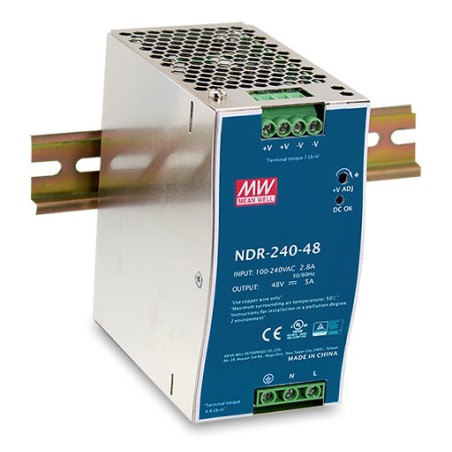D-Link 240W Universal AC Input - Effektiv Strømforsyning til Stabil Ydelse | DIS-N240-48