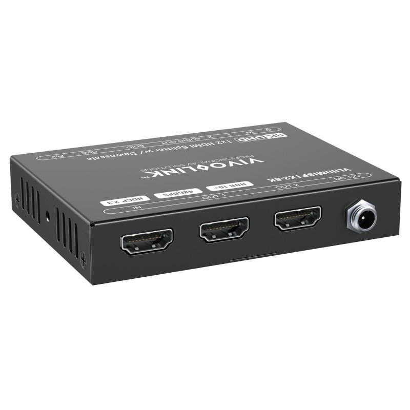 Vivolink HDMI splitter 1x2, 8K@60Hz Vivolink HDMI splitter 1x2, 8K@60Hz