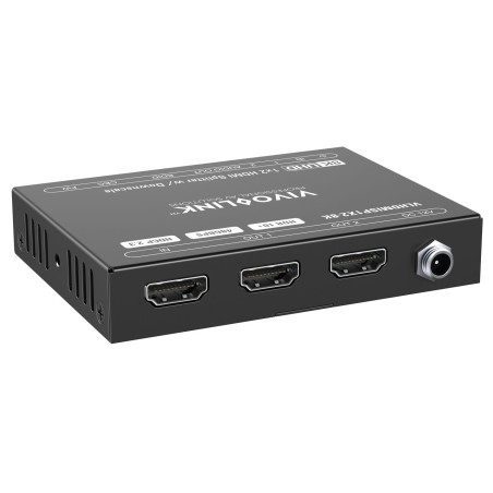 Vivolink HDMI Splitter 1x2 8K60Hz - Forkæl Dit Udstyr med Suveræn Billedkvalitet og Optimal Ydeevne!