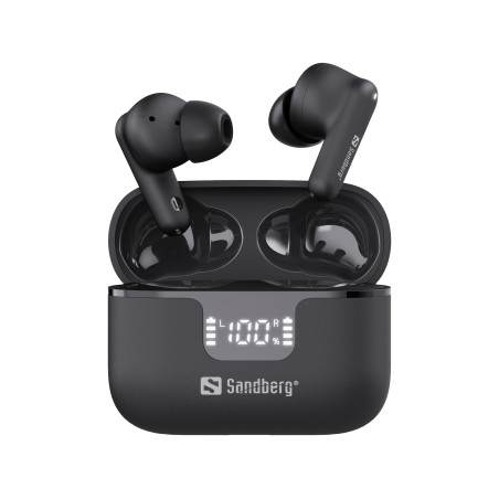Sandberg Wireless Earbuds ANCENC - Trådløs Lydkvalitet med Aktiv Støjdæmpning - Varenummer 126-52
