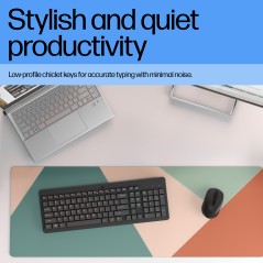 HP Full-sized trådløst tastatur - Optimal komfort og præcision | Varenummer: 805T2AA#AB9