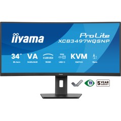iiyama 34" Business UQHD USB-C Dock