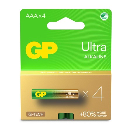 Kraftfulde GP Batteries GP ULTRA ALKALINE AAA LR03 - Langvarig ydeevne | Varenummer: 151432