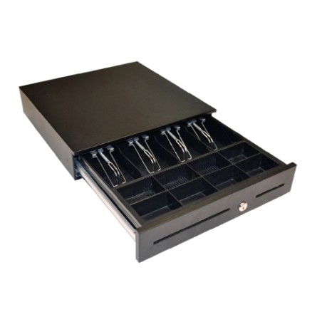 Køb APG Cash Drawer ECD410 Slide Out Black - Effektiv og Stilig Kasseapparatskuffe til Din Virksomhed!