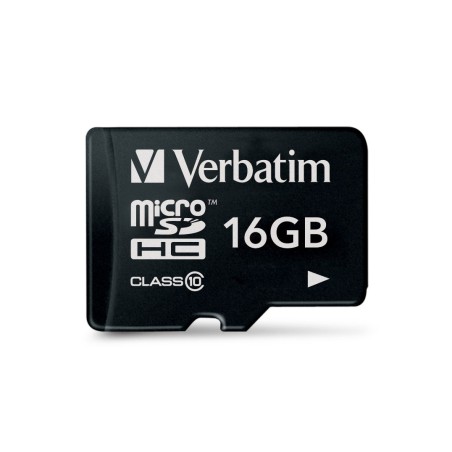 Køb Verbatim 16 GB SD Micro SDHC – Høj kvalitet, hurtig lagring og pålidelig ydeevne (Varenummer: 44010)
