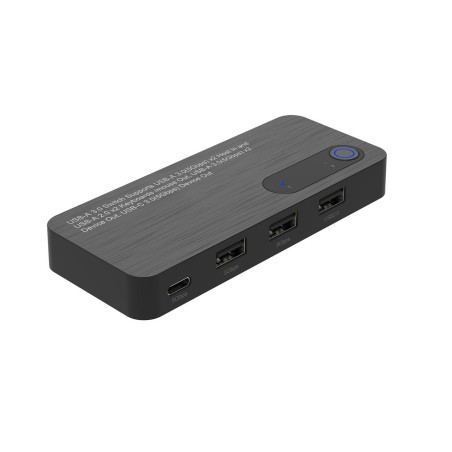 "MicroConnect USB A 30 KM Sharing Switch - Effektiv Deling og Fantastisk Ydeevne | Varenr: MC-USBKM0205"