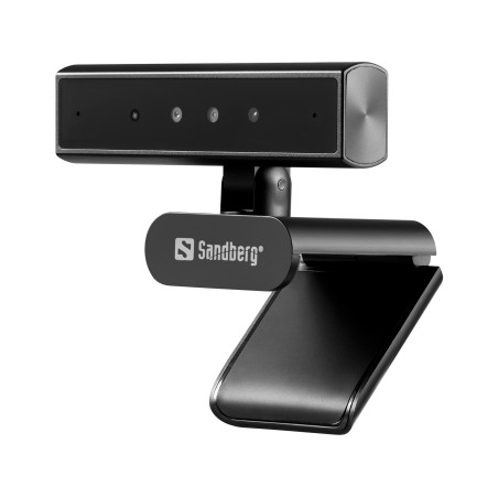 Sandberg Face-ID Webcam Mini Pro - Skarp kvalitet, nem opsætning & ideel til streaming! Varenummer: 134-44