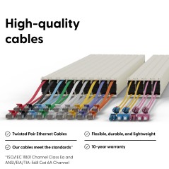 PATCHBOX 30RU UTP Black - Den Ideelle Løsning til Effektiv Kabelføring og Orden i Dit Rack!