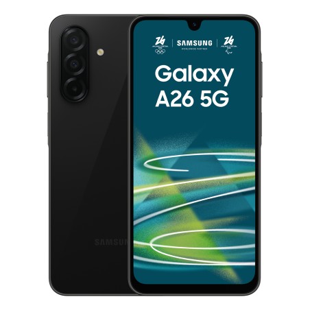 Samsung Galaxy A26 17 cm (6.7) Dual SIM Android 15 5G USB Type-C 6 GB 128 GB 5000 mAh Sort