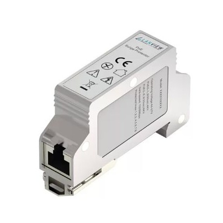 Lanview Single-port PoE Surge LVRDIN-POE-SP - Optimal Beskyttelse og Pålidelig Strøm til Dine Enheder