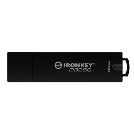 Køb Kingston 16GB D300S AES 256 XTS Enc USB - Sikker, Hurtig & Pålidelig Lagring!