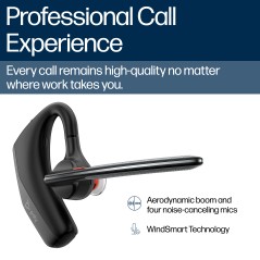 Poly Voyager Legend 30 Trådløst Headset Sort - Optimal Lydkvalitet & Komfortabelt Design