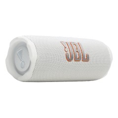 JBL Flip 7 Hvid - Kraftfuld Bærbar Bluetooth Højttaler med Fantastisk Lydkvalitet - Varenummer: 1200130019302