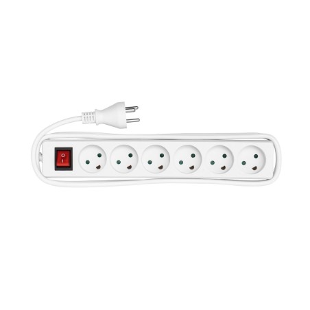 Køb MicroConnect Stikdse 6-stik Hvid 18m - Perfekt til Dit Behov!