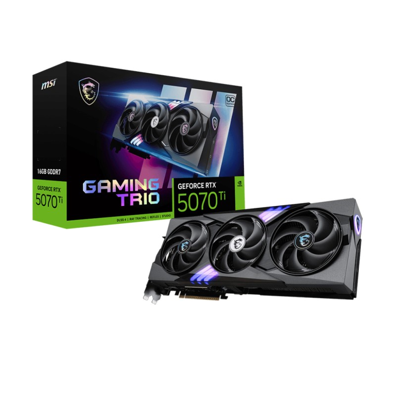MSI RTX5070TI Gaming Trio OC 16GB GDDR MSI RTX5070TI Gaming Trio OC 16GB GDDR