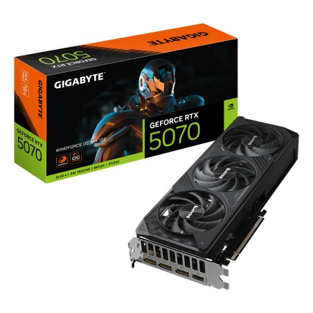 Gigabyte GeForce RTX 5070 WINDFORCE OC SFF 12G - Kraftfuld 12GB Grafikkort til Ultimativ Gamingoplevelse!