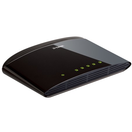 "D-Link 5-port 10100 Desktop Switch - Hurtig og Pålidelig Netværksløsning | Varenummer: DES-1005D/ET"