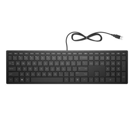 Køb HP Pavilion 300 Wired Keyboard - Komfort og Præcision i Én Pakke | Varenummer: 4CE96AA#ABST