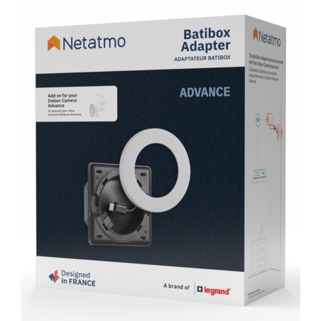 Netatmo Indoor Camera Batibox - Sikkert overvågning med NPC-BAT-W | Få ro i sindet!