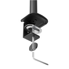 Køb Neomounts NERO Single Flat Screen Desk DS60-600BL1 - Elegant og Pladsbesparende Skærmholder!