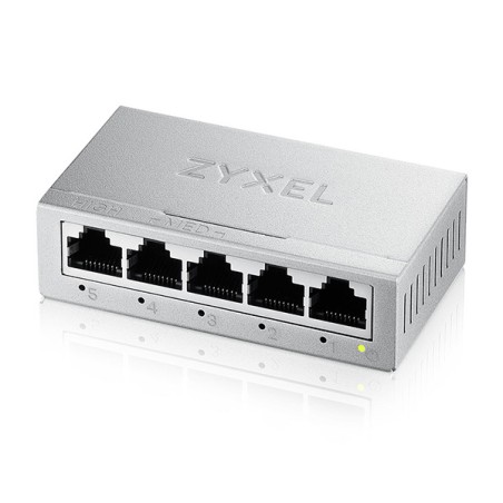 Zyxel GS-105B V5 5-Port MINI – Hurtig, Pålidelig & Kompakt Netværksløsning til Dit Hjem eller Kontor!