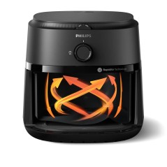 Philips 1000 Series NA130 Airfryer 17kW Sort - Sundere Madlavning med Rasteringsteknologi!