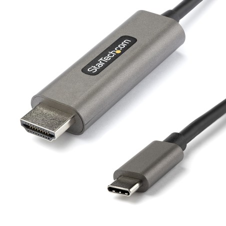 StarTech.com 6FT (2M) USB C til HDMI Kabel - Høj Kvalitet, Perfekt til 4K Videoer & Hurtig Dataoverførsel - Varenr. CDP2HDMM2M