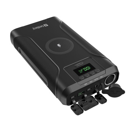 Kraftfuld Sandberg Survivor Powerbank 7in1 76800 - Den Ultimative Løsning til Opladning på Farten! (Varenr. 421-15)