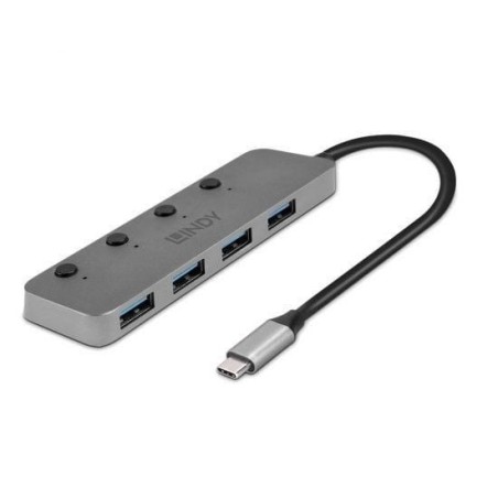 "Få optimal USB-forbindelse med Lindy 43383 Interface Hub – Hurtig og pålidelig USB 3.2 løsning"