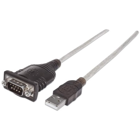 Manhattan USB til Serial RS232 Konverter - Effektiv og Pålidelig Dataoverførsel (Varenr. 205153)