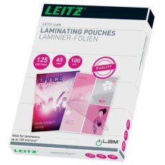 "Leitz iLAM Laminating Pouches 33807 - Optimal beskyttelse og professionelt udseende til dit dokument"