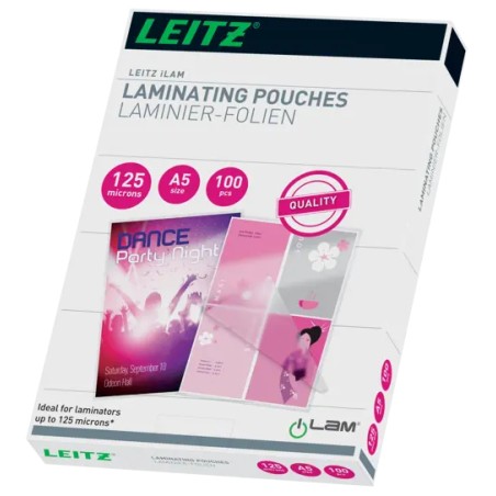 "Leitz iLAM Laminating Pouches 33807 - Optimal beskyttelse og professionelt udseende til dit dokument"