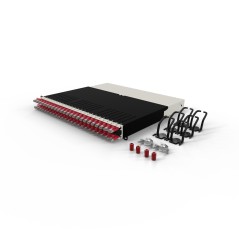 PATCHBOX 8RU STP Red - Effektiv og Stilren Kabelstyring til Professionelt Brug