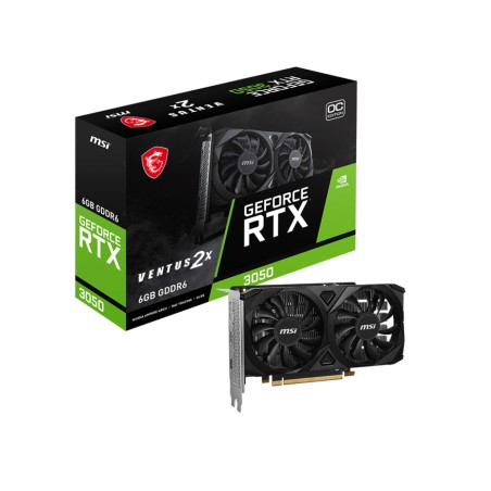 MSI GeForce RTX 3050 VENTUS 2X E 6G OC 6GB – Kraftfuld Grafikydelse til Gaming og Kreativitet