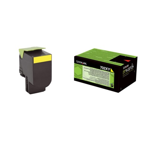 Køb Lexmark 702XY Gul Toner – 4000 Sider | 70C2XY0 – Høj Kvalitet & Fantastic Farve!