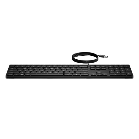 HP Wired Desktop 320K Keyboard – Effektivt og pålideligt tastatur til dit arbejde | Varenummer: 9SR37UT#UUZ